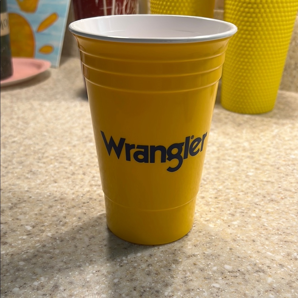 Wrangler Yellow Drinkware Cup for Dining